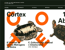 Tablet Screenshot of festivalcortex.com